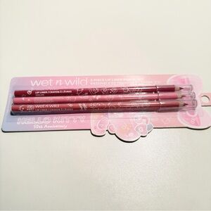 Wet n Wild Hello Kitty 3piece lip liner pencil set NEW